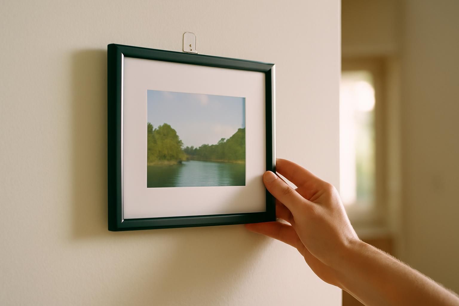 découvrez des astuces simples et efficaces pour accrocher un cadre sans percer le mur, en utilisant des méthodes adaptées à tous les types de surfaces.