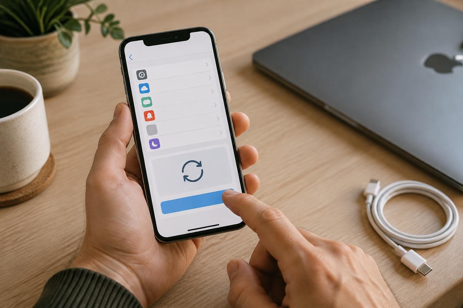 découvrez comment réinitialiser un iphone étape par étape, que ce soit pour résoudre un problème ou préparer sa revente, sans oublier de sauvegarder vos données.